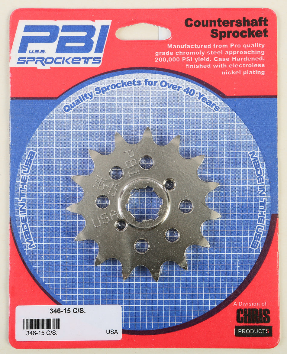 PBIFront Cs Sprocket Steel 15t-520 Hon346-15