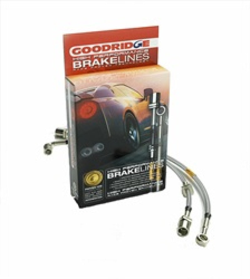 Goodridge 91-02 Saturn S Series (Inc SC/SL/SW Rear Disc) Stainless Steel Brake Lines 54002