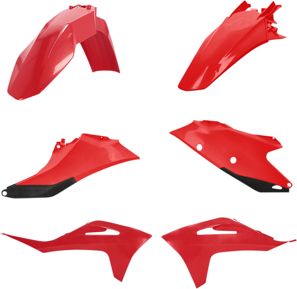 ACERBIS Standard Replacement Body Kit - Red/Black 2872801018