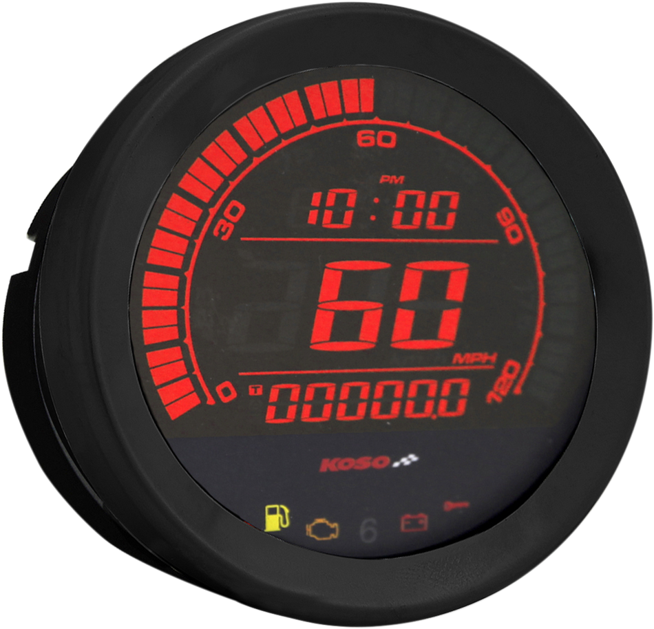 KOSO NORTH AMERICA 4" Speedometer - Black BA051010