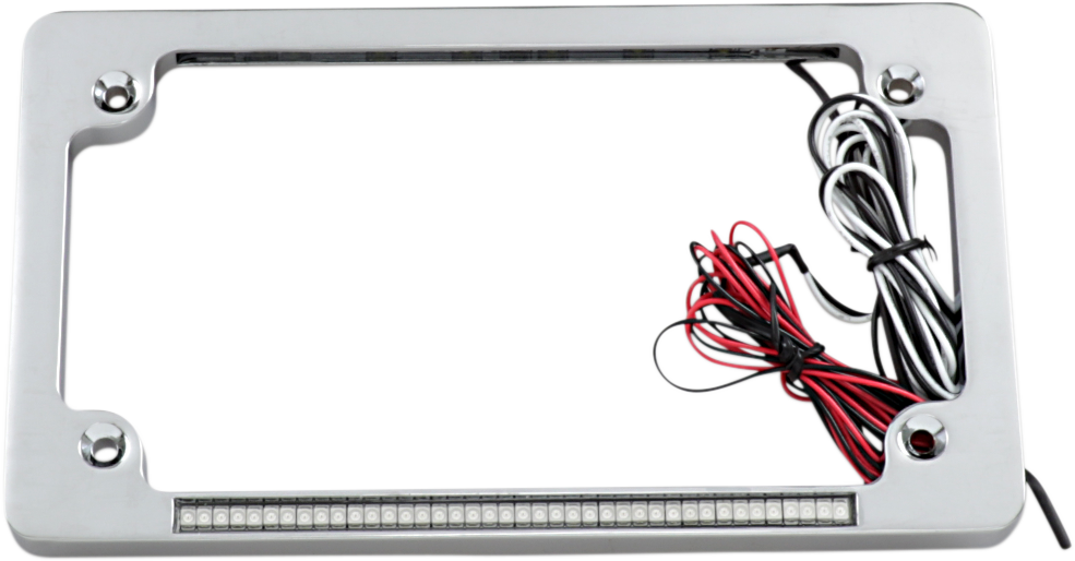 CUSTOM DYNAMICS Dual License Plate Frame - Chrome TF02-C