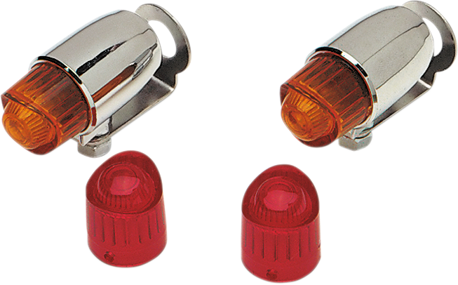 DRAG SPECIALTIES Replacement Lens for Pony Lights - Red 12-6052-L-HC3
