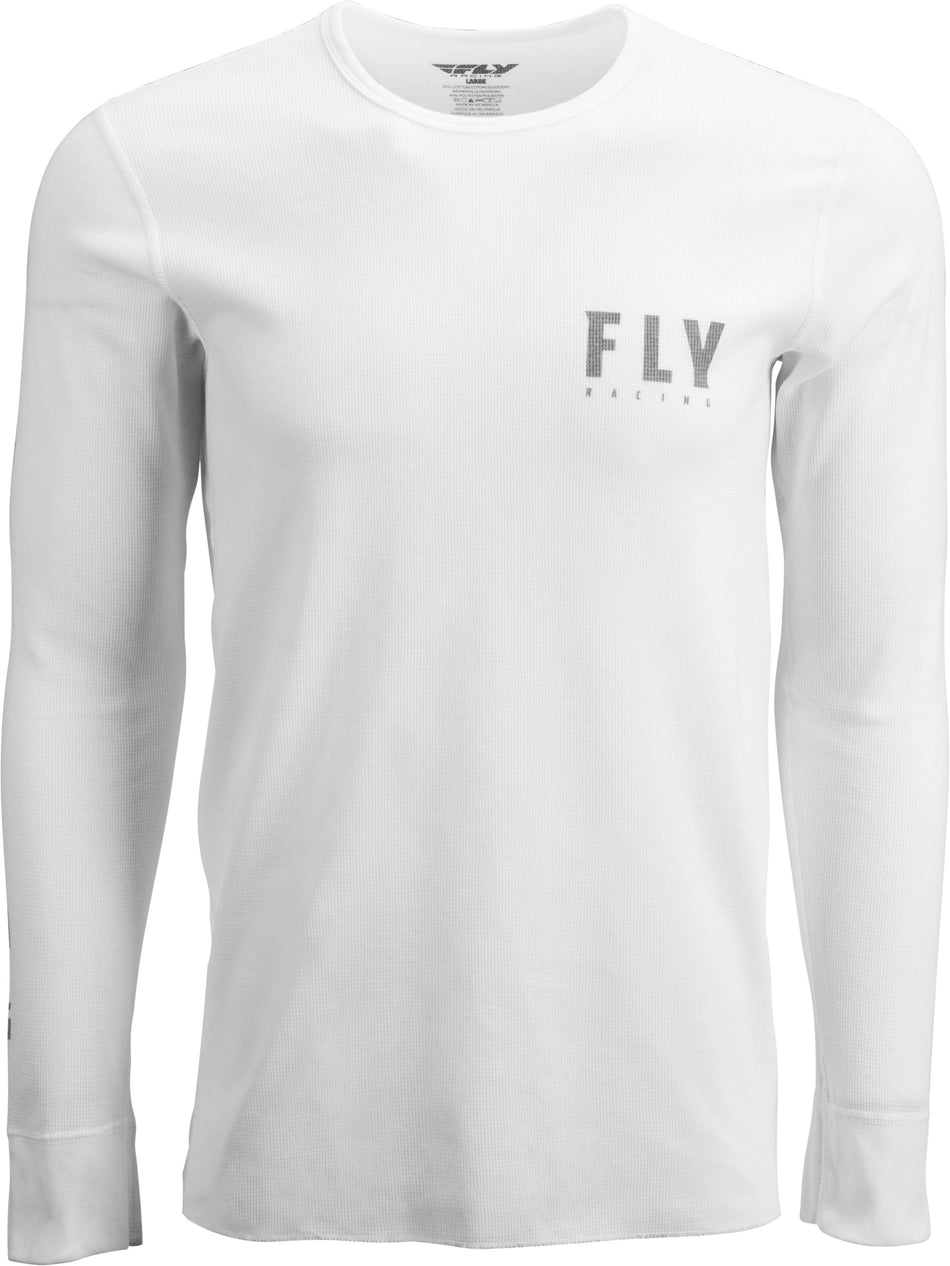 FLY RACING Fly Thermal Shirt White/Grey Md 352-4154M