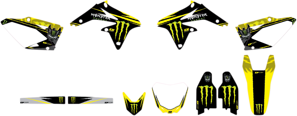 Kit gráfico D'COR VISUALS - Monster Energy 20-40-451 