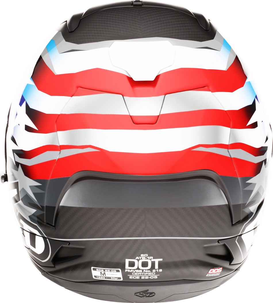 6D ATS-1R Helmet - Patriot - Red/White/Blue - Large 30-0697