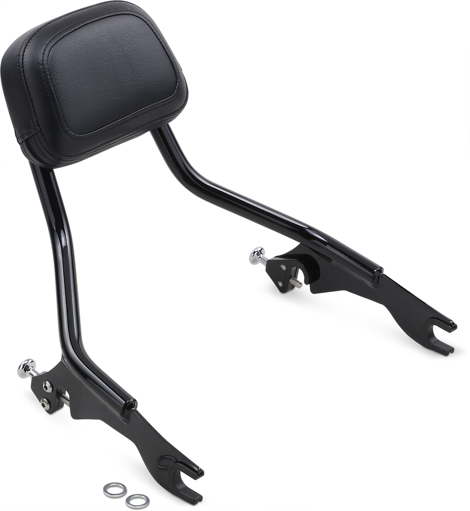 COBRA Detachable Backrest - Black - Short - FLH/FLT 602-2200B