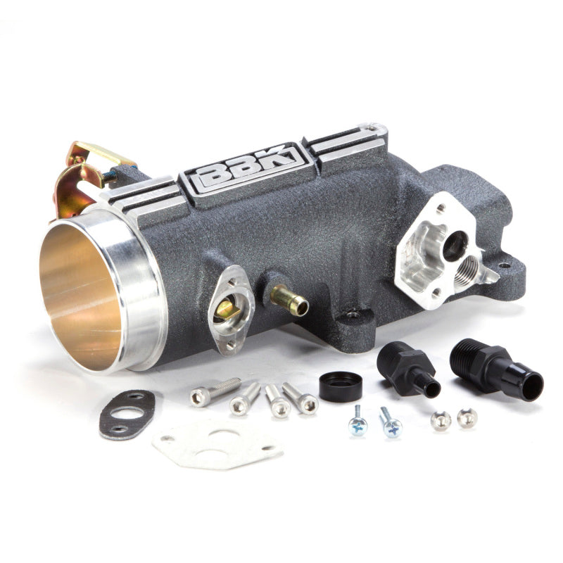 BBK 96-04 Mustang 4.6 GT 78mm Throttle Intake BBK Power Plus Series - Charcoal 1780