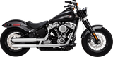 VANCE &amp; HINES 3" Twin Slash Slip-On Schalldämpfer - Chrom 16376 