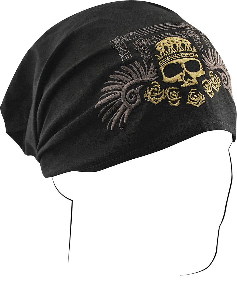 ZAN Highway Honeys Headwrap (Gold Skull) HBHH02