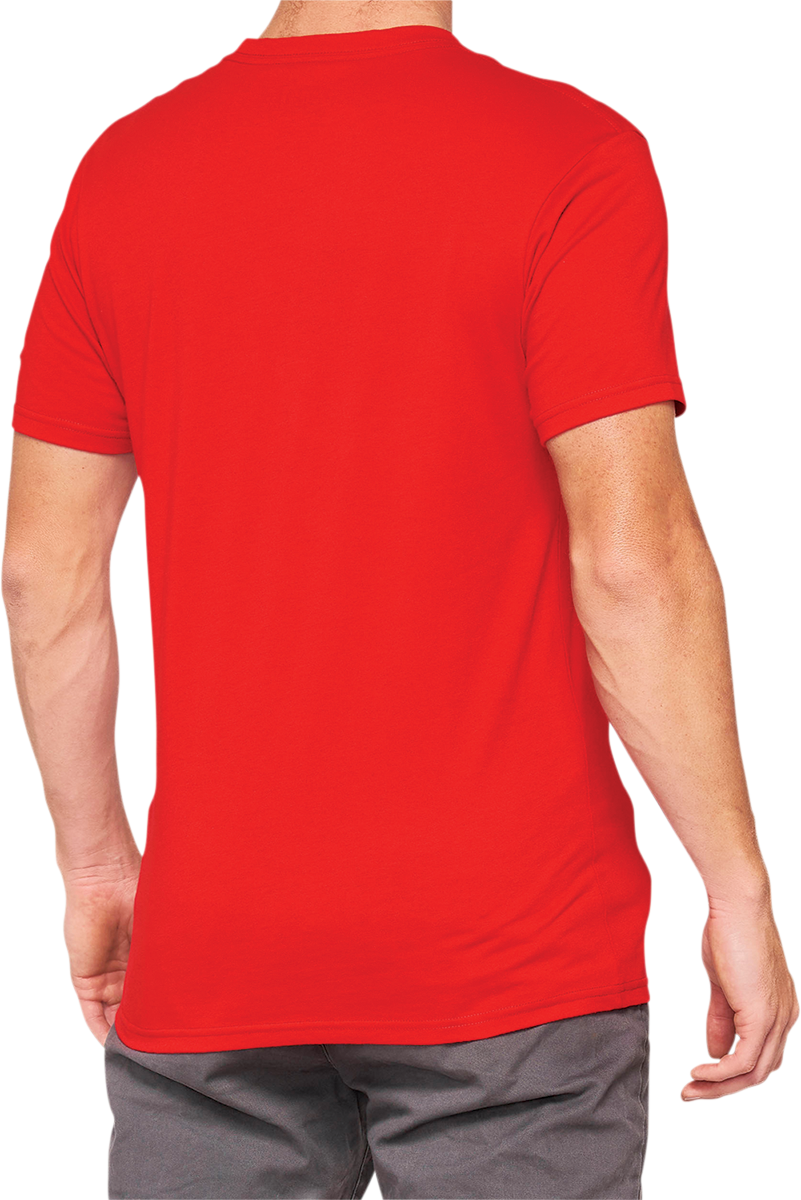 100% Tiller T-Shirt - Red - Small 32133-003-10