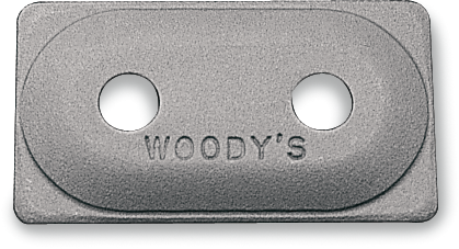 Placas de soporte WOODY'S - Natural - Paquete de 6 ADD2-3775-F 