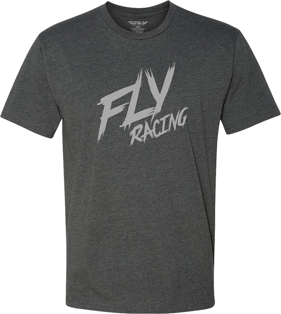 FLY RACING Fly Brawl Tee Charcoal Md 352-0021M