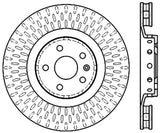 StopTech Drilled & Slotted Left Sport Brake Rotor for 2009 Cadillac CTS-V 127.62128L