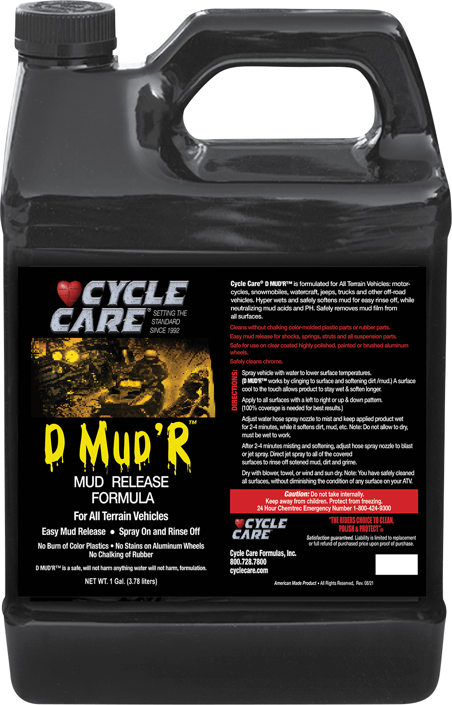 CYCLE CARE FORMULAS D MUD'R Cleaner - 1 U.S. gal. 28128