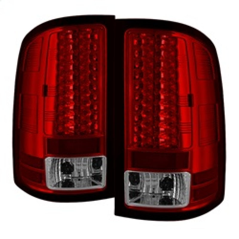 Spyder GMC Sierra 07-13 (Not 3500 Dually 4 Rear Wheels)LED Tail Lights Red Clear ALT-YD-GS07-LED-RC 5014955