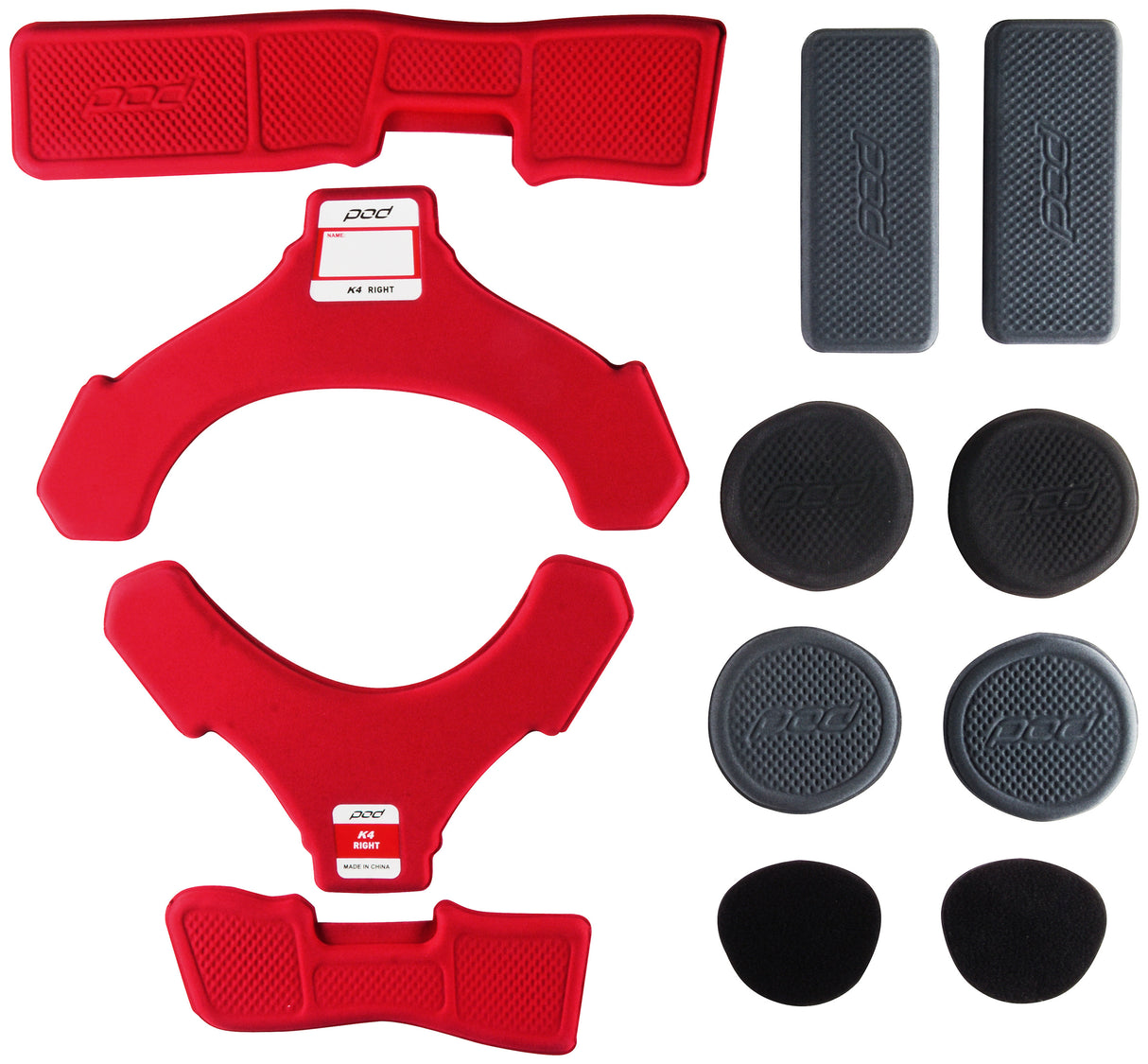 POD K4 Mx Pad Set Red (Right) KP441-066-OS