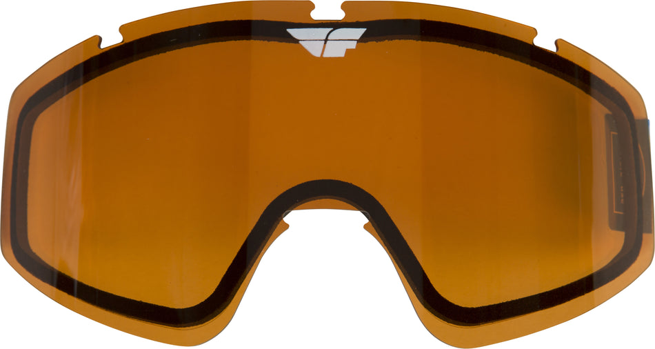 FLY RACING 2018 Dual Lens Light Amber No T.O. Post FLY-SNW L. AMBER