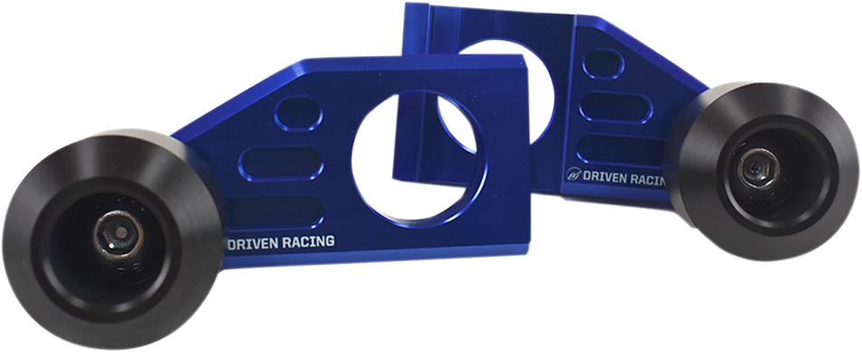 DRIVEN RACING Axle Block Sliders - Yamaha - Blue DRAX-118-BL