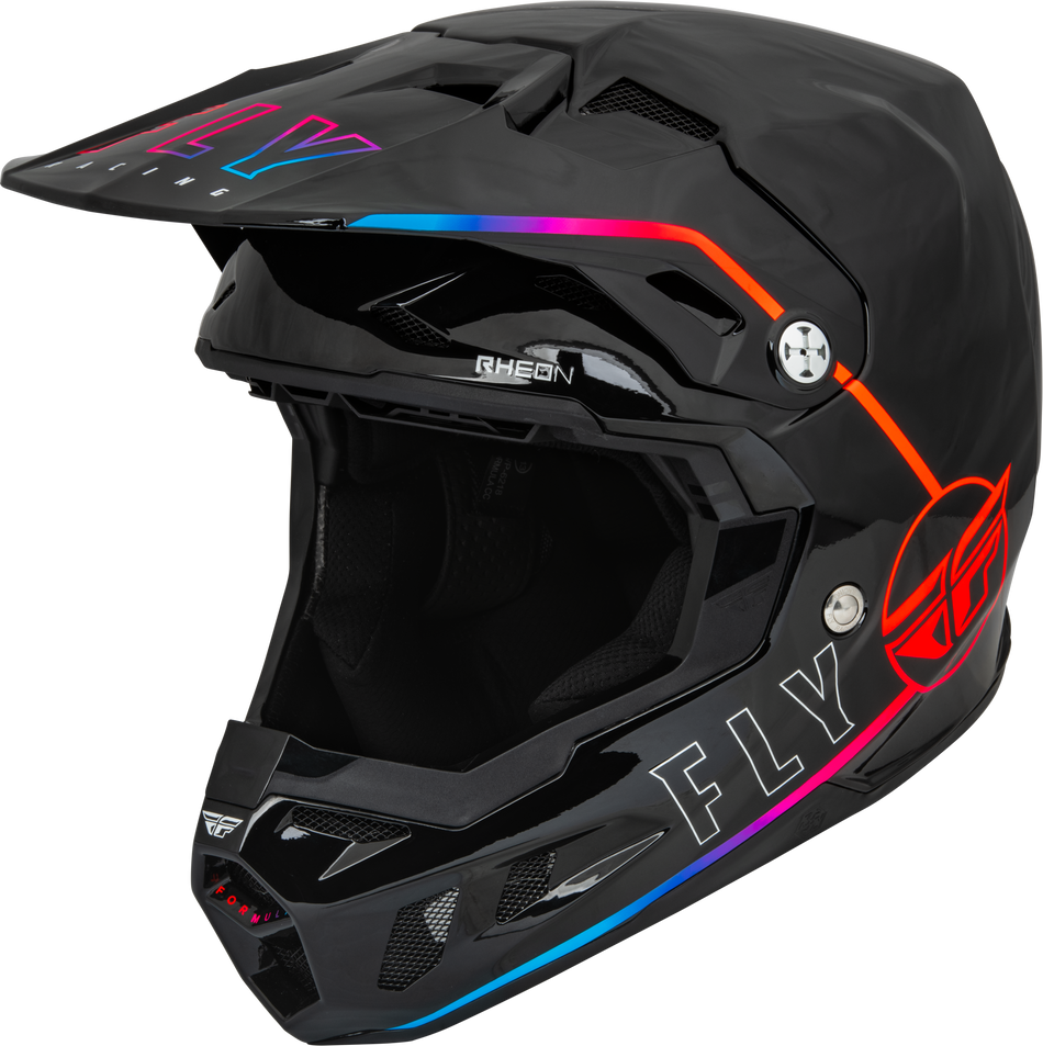 FLY RACING Formula Cc S.E. Avenge Helmet Black/Sunset Lg 73-4325L