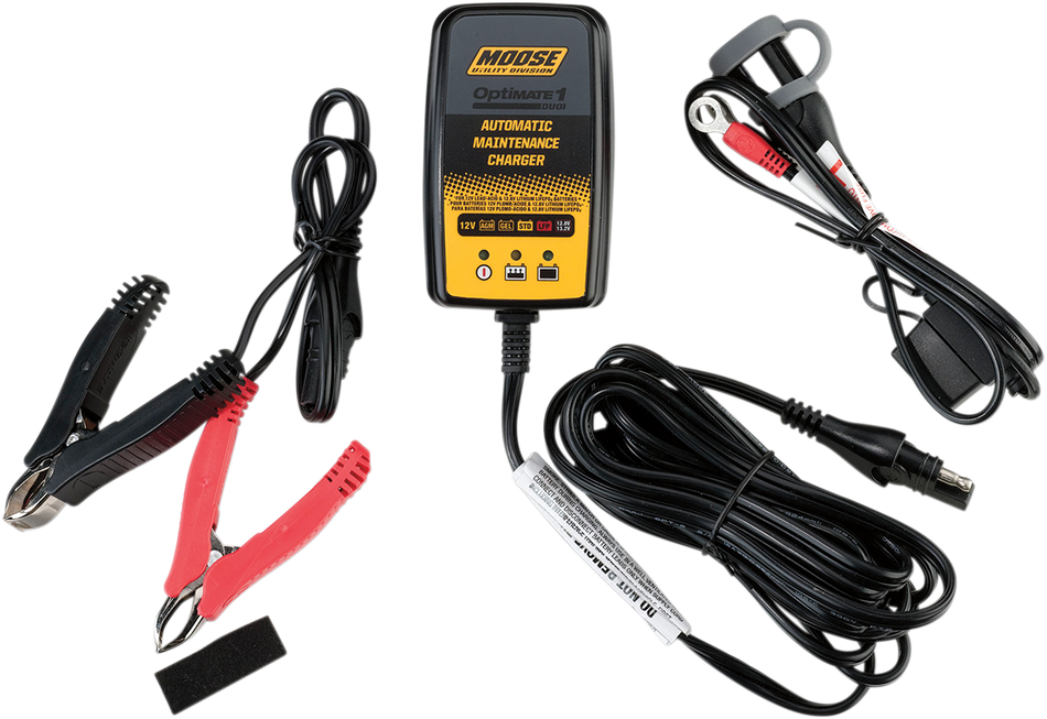 MOOSE UTILITY Optimate 1 Battery Charger - Duo TM-413