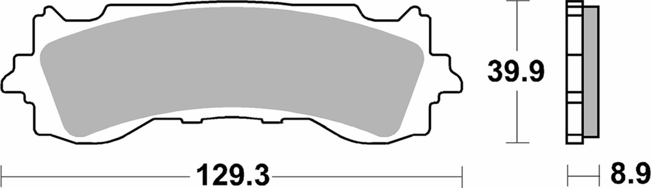 SBS Sintered Brake Pads - Front 952HS