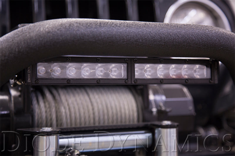 Diode Dynamics 12 In LED Light Bar Single Row Straight Clear Driving Each Stage Series DD5015S