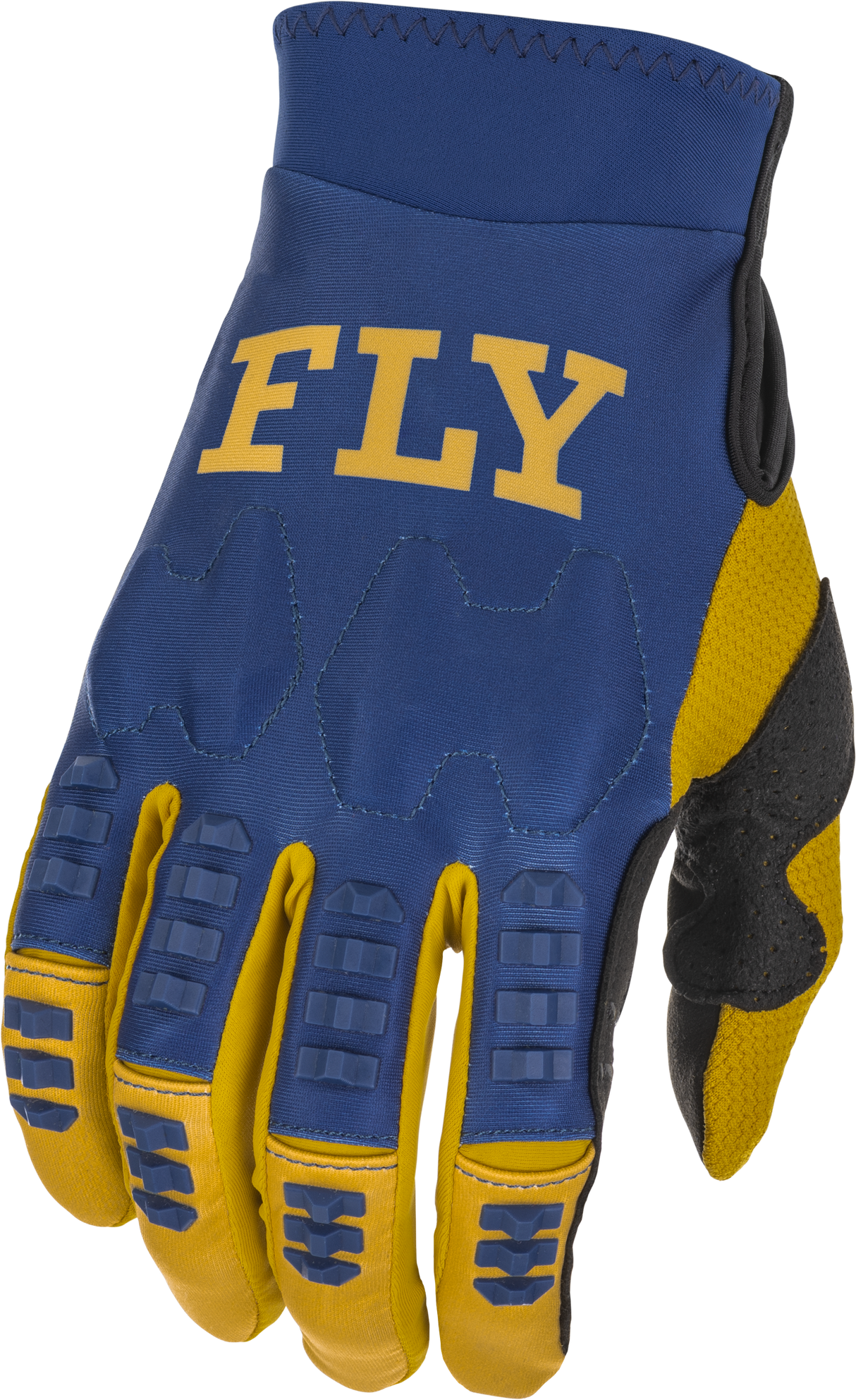 FLY RACING Evolution Dst Handschuhe Marine/Gold 2x 375-1132X