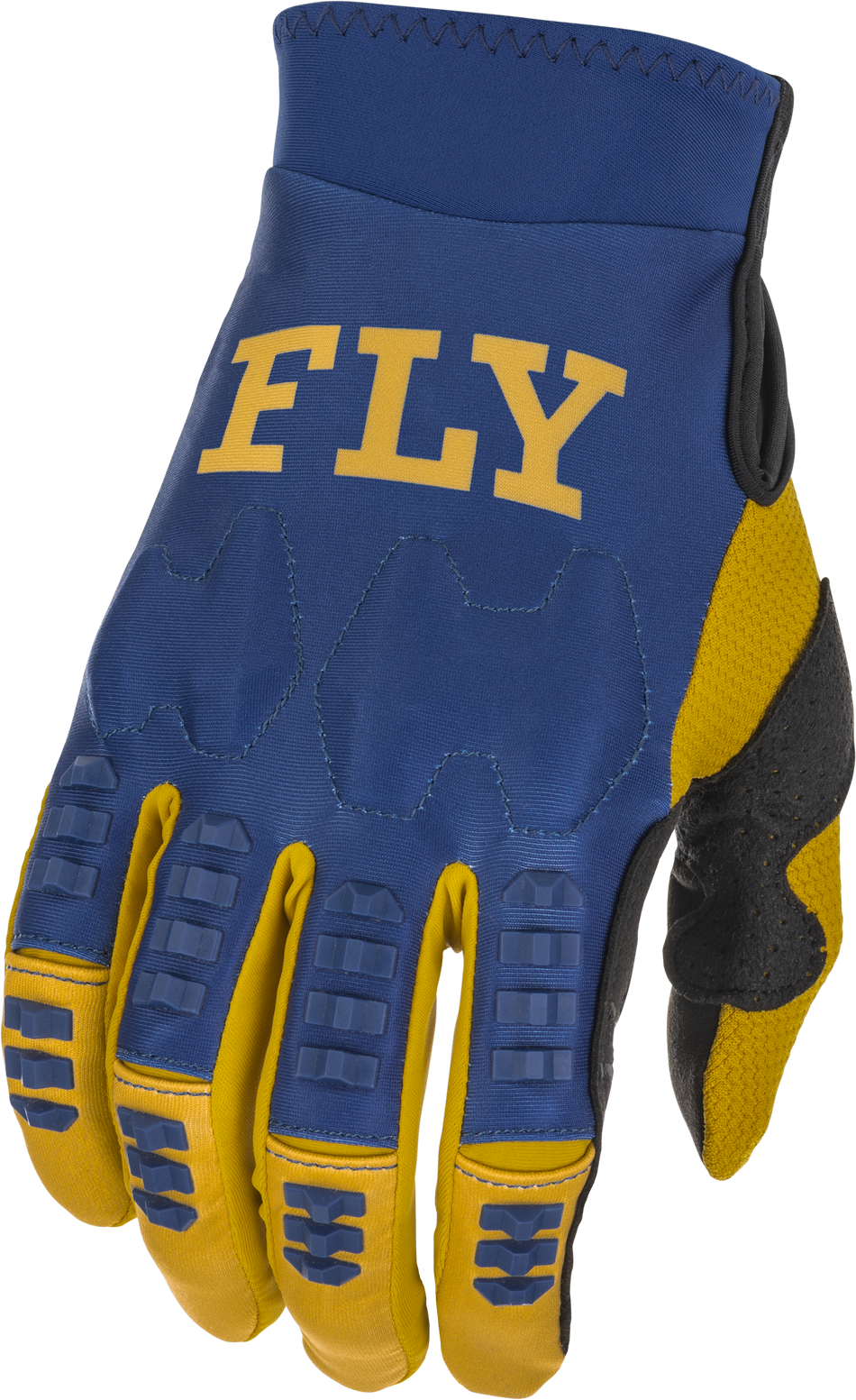 FLY RACING Evolution Dst Gloves Navy/Gold Lg 375-113L