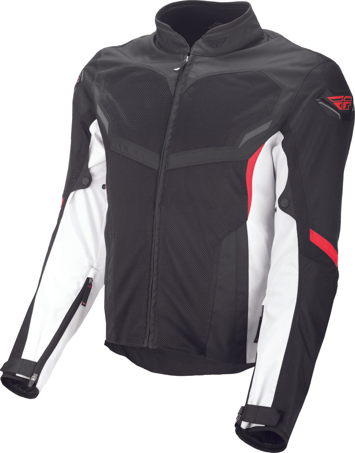 FLY RACING Airraid Mesh Jacke Weiß/Schwarz/Rot Lg #6179 477-4066~4