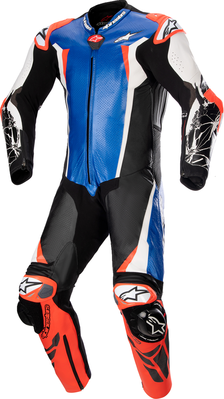 ALPINESTARS Racing Absolute v2 Leather Suit - Black/Blue/White/Red - US 38 / EU 48 3156323718348