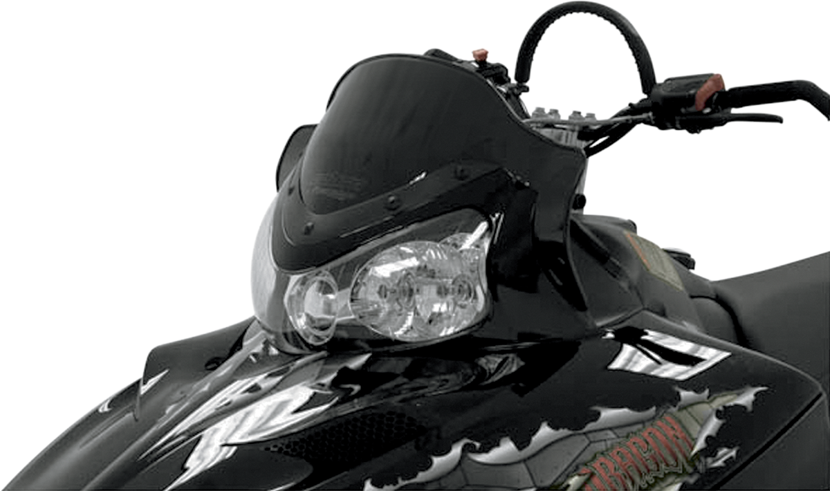 POWERMADD Windshield - 11.5" - Low - Polaris 11922