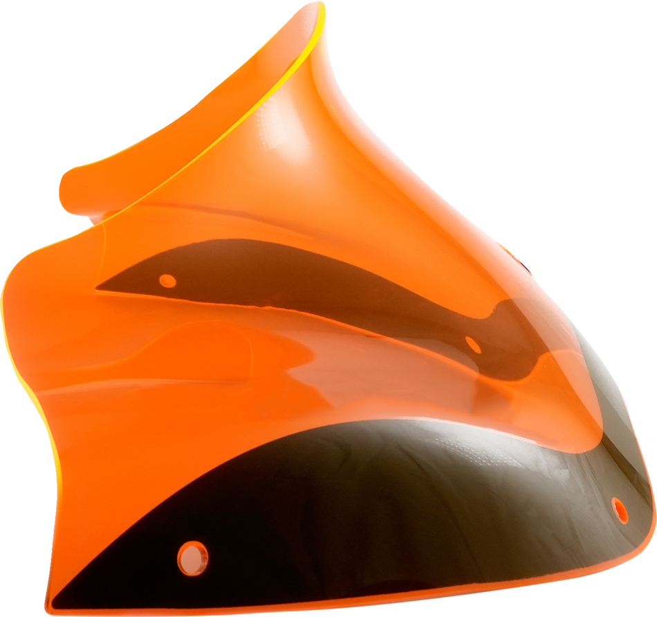 KLOCK WERKS Kolor Flare™ Windshield - 8" - Orange Ice - FLTR KWW-01-0623