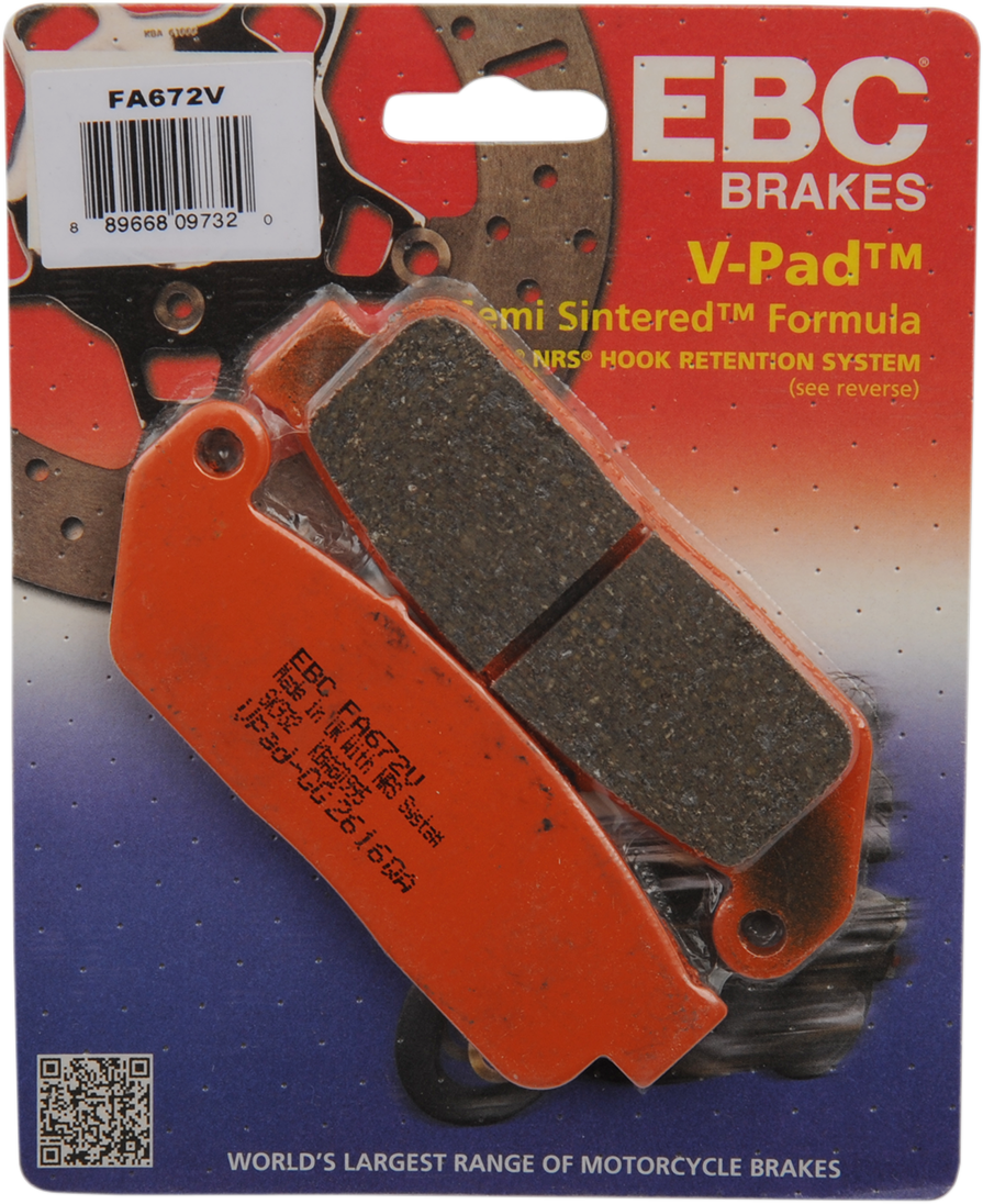 EBC Brake Pads - Scout - FA672V FA672V