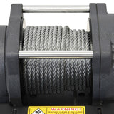 Superwinch 2500 LBS 12V DC 3/16in x 40ft Steel Rope Terra 2500 Winch - Gray Wrinkle 1125260