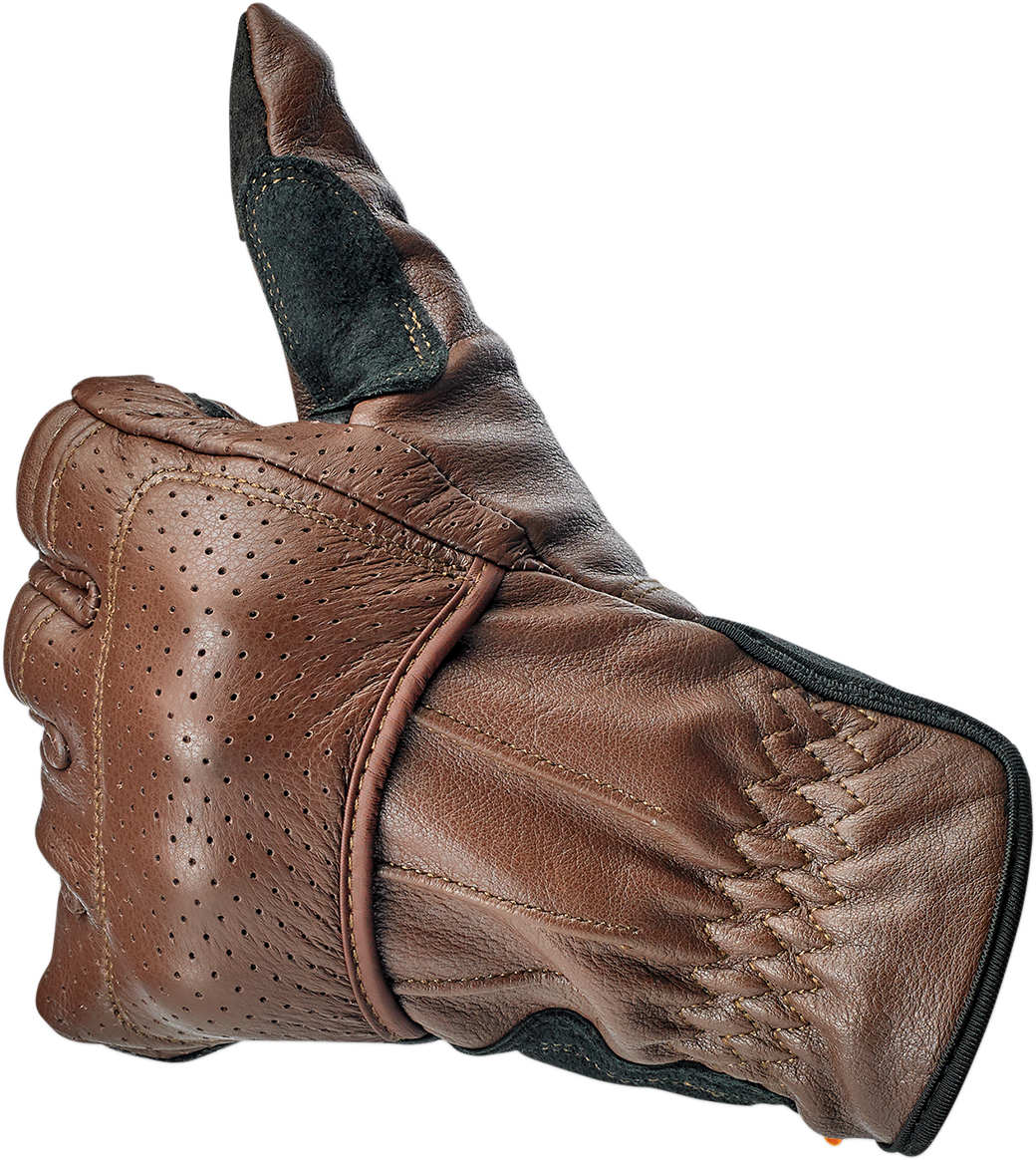 Guantes BILTWELL Borrego - Chocolate/Negro - Medianos 1506-0201-303 