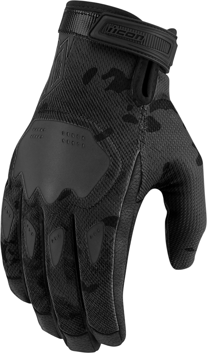 ICON Hooligan™ CE Gloves - Dark Camo - Large 3301-4398