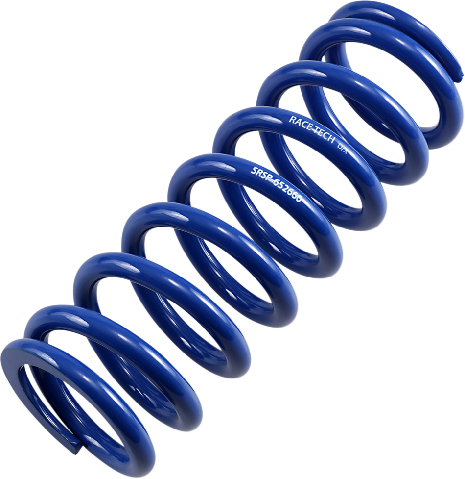 RACE TECH Rear Spring - Blue - Race Series - Spring Rate 336 lbs/in SRSP 652660
