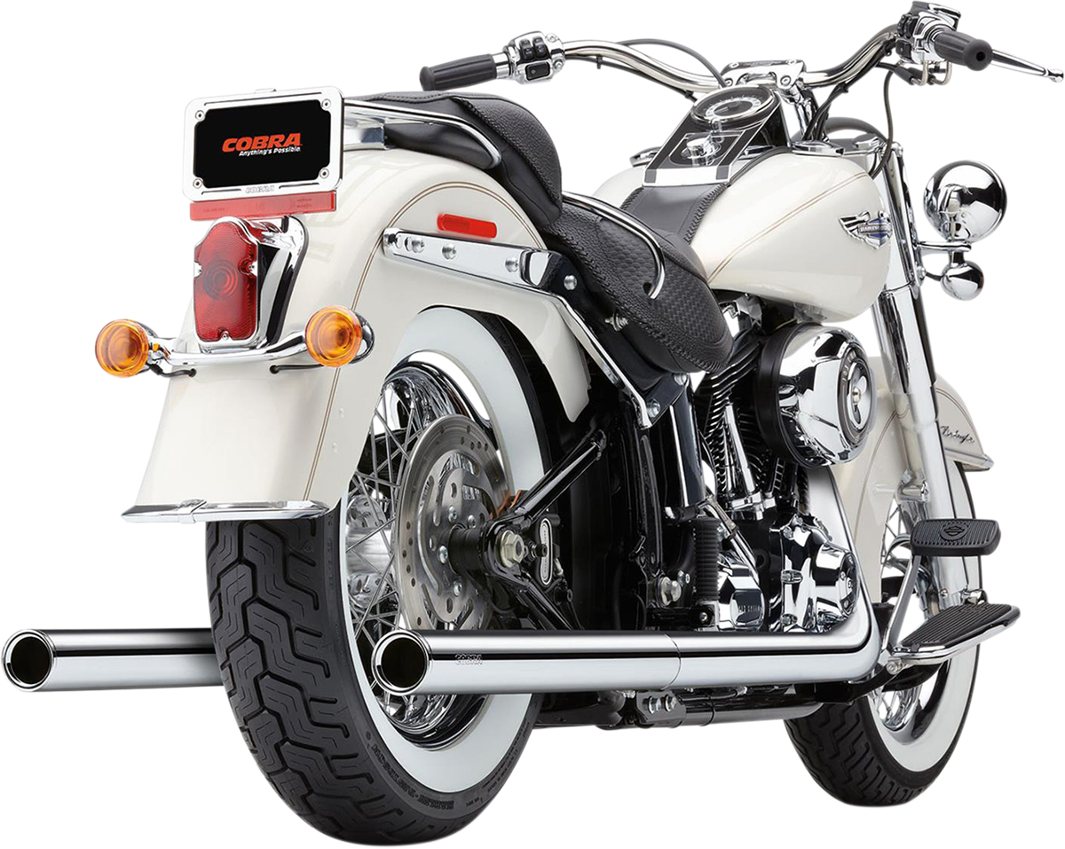 Escape doble COBRA True - Punta Billet - Softail '07-'11 6985 