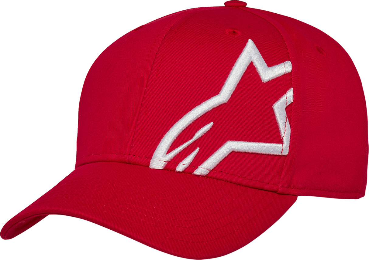 ALPINESTARS Corp Snap 2 Hat - Red/White - One Size 1211810093020OS