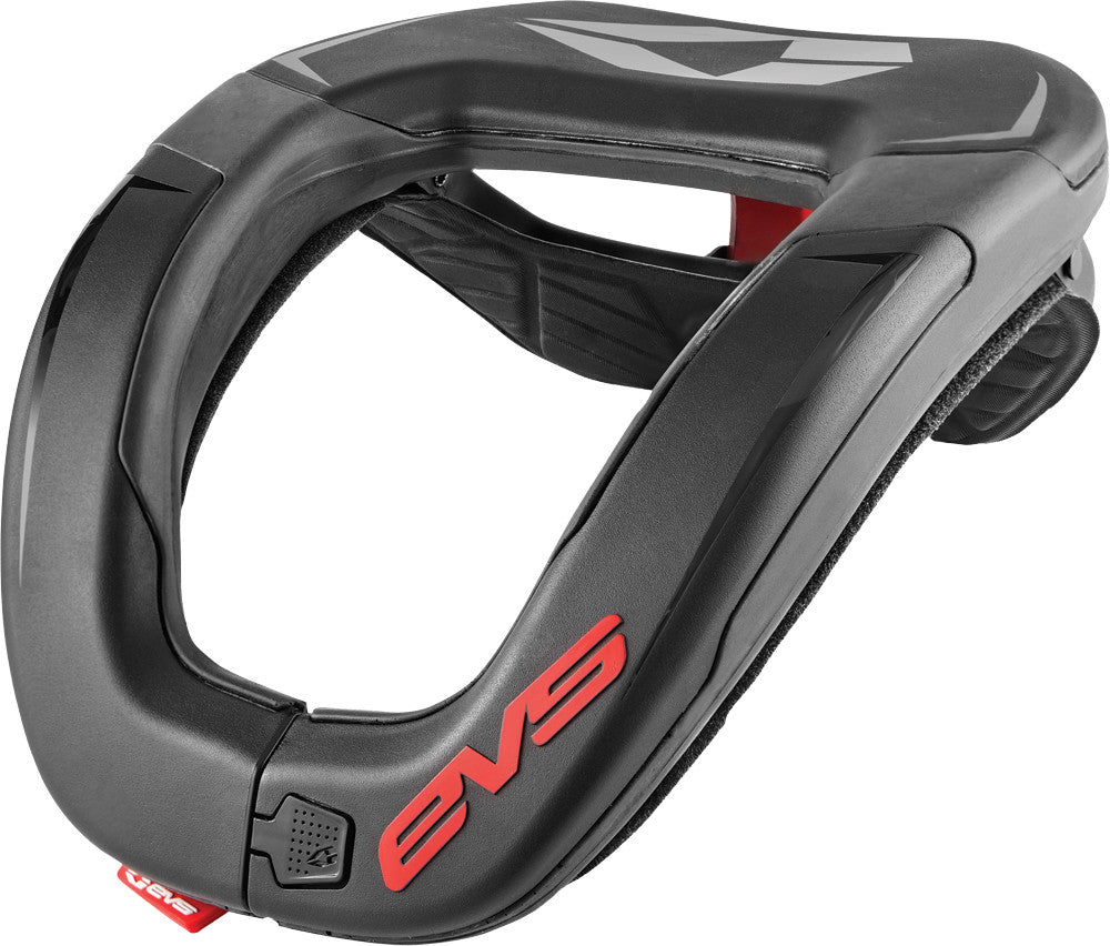 EVS Rc4 Race Collar Black Adult R4-BK-A