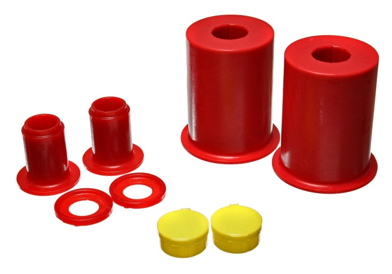 Energy Suspension 05-13 Ford Mustang Red Front Lower Control Arm Bushings (Must reuse outer metal sh 4.3165R