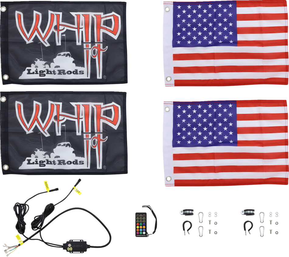 WHIPITLIGHTRODS 6' Light Rod Whip - Chase - Quick Disconnect QD-CHSBTR-162