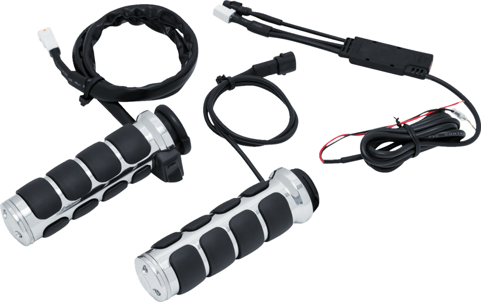 KURYAKYN Grips - Heated - ISO® - Dual Cable Throttles 6471