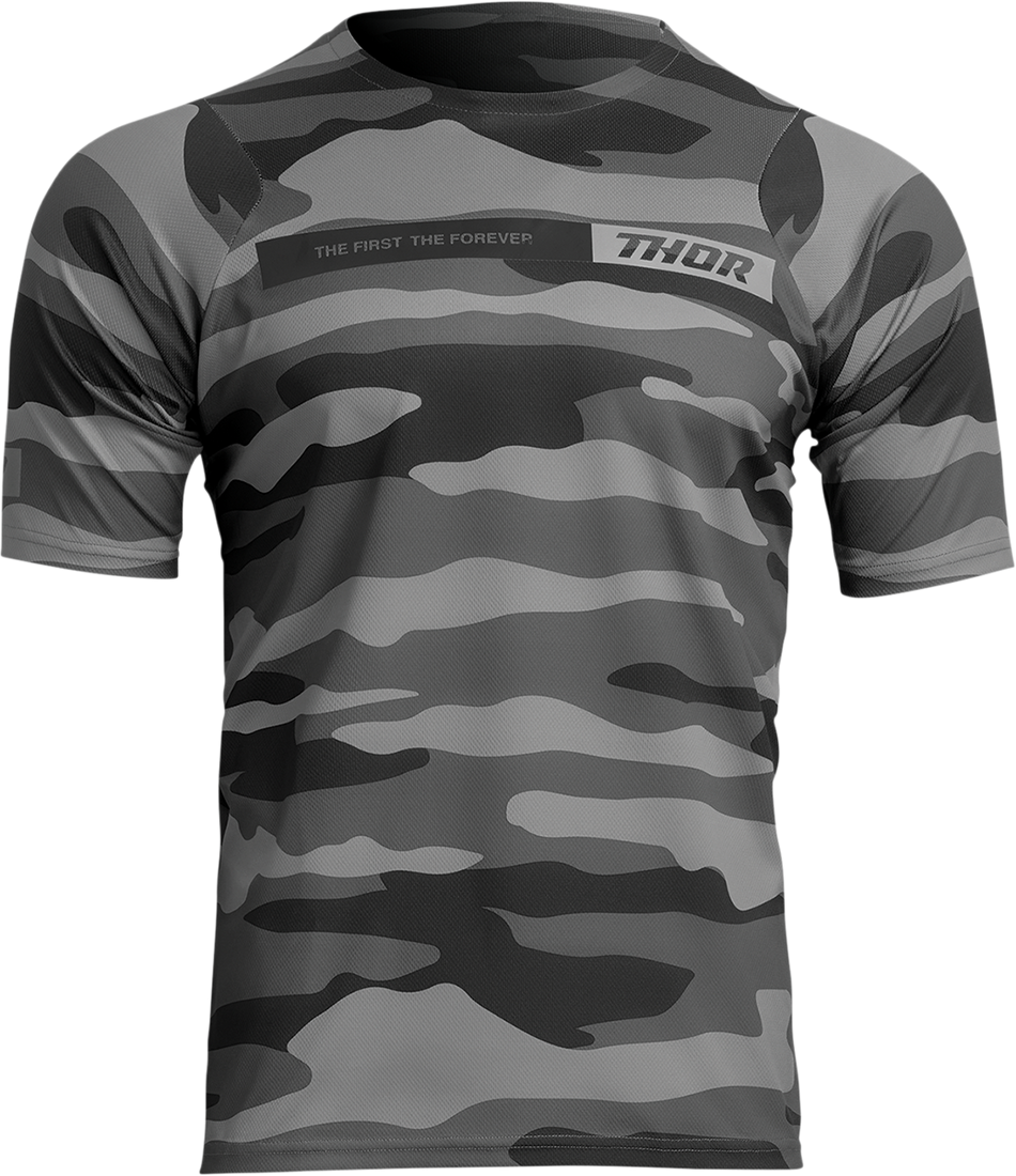 THOR Assist Jersey - Short-Sleeve - Camo Gray - Large 5020-0028