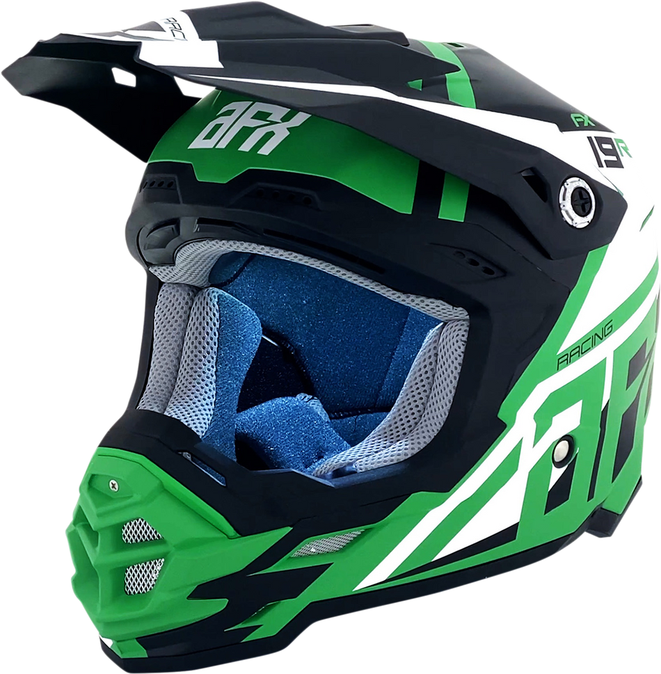 AFX FX-19R Helmet - Racing - Matte Green - Large 0110-7080