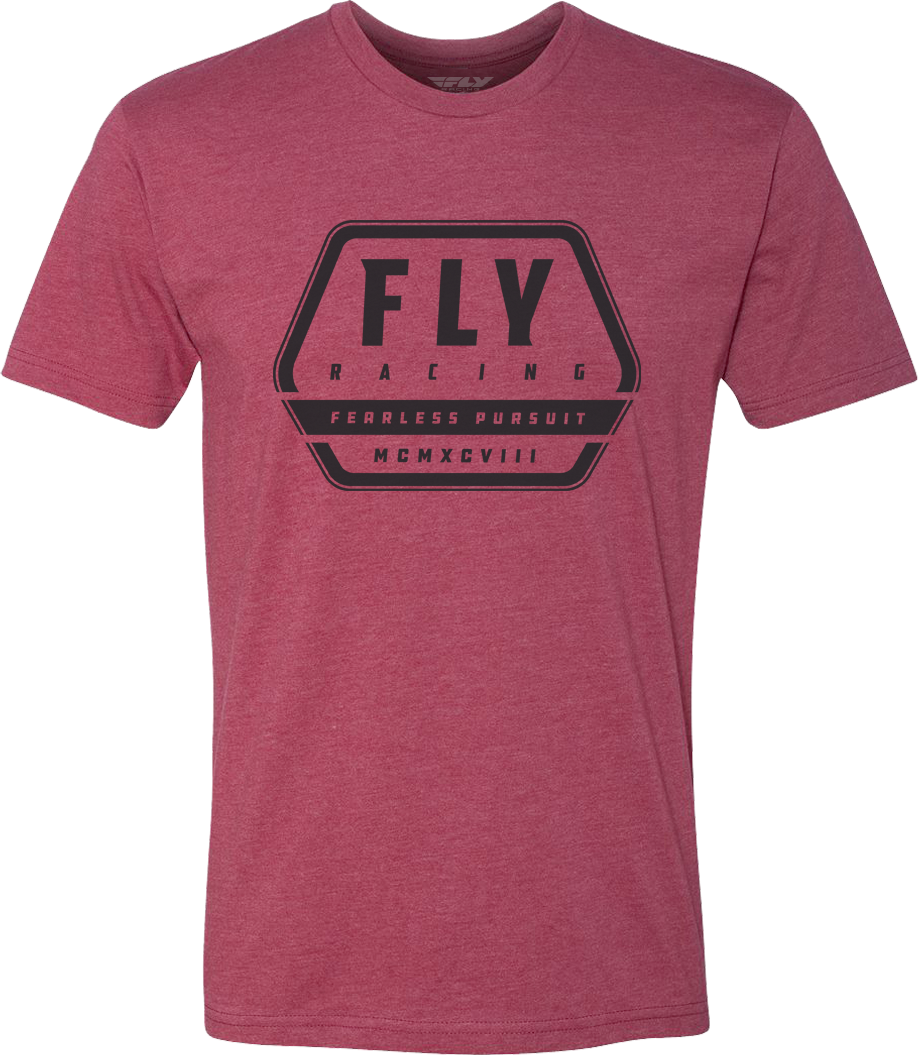 FLY RACING Fly Track Tee Red Sm 352-0042S