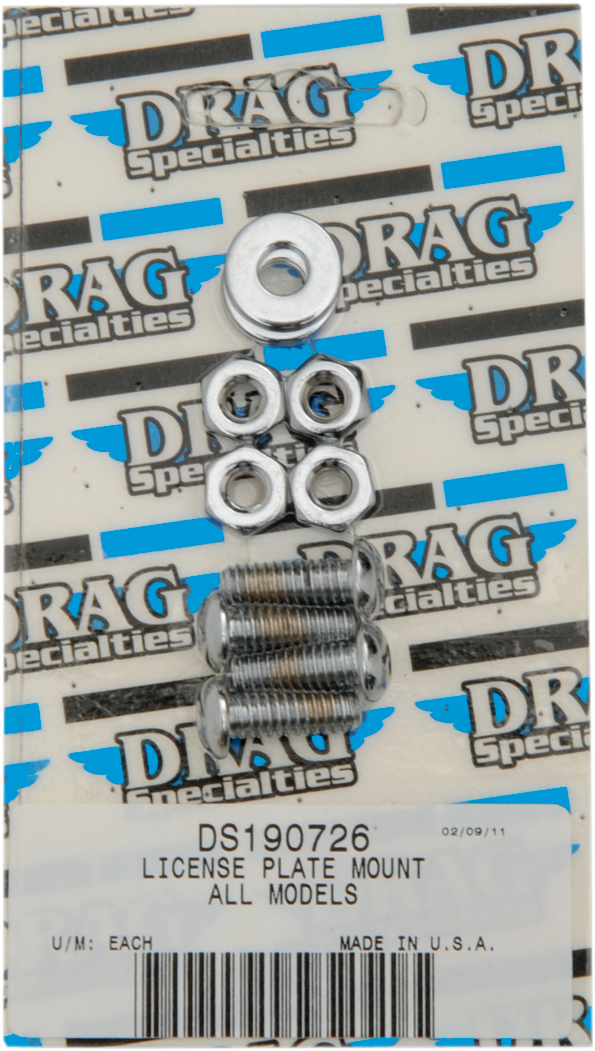 DRAG SPECIALTIES Mount Bolt Set - Socket Head - License Plate MK190