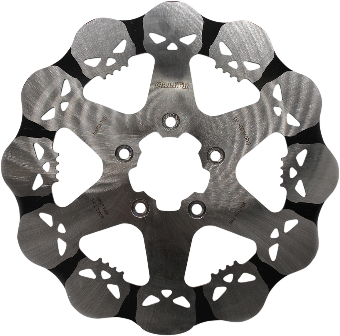 GALFER Skull Rear Rotor Solid Mount 11.5" DIAMETER  2000-2017  DF680RH