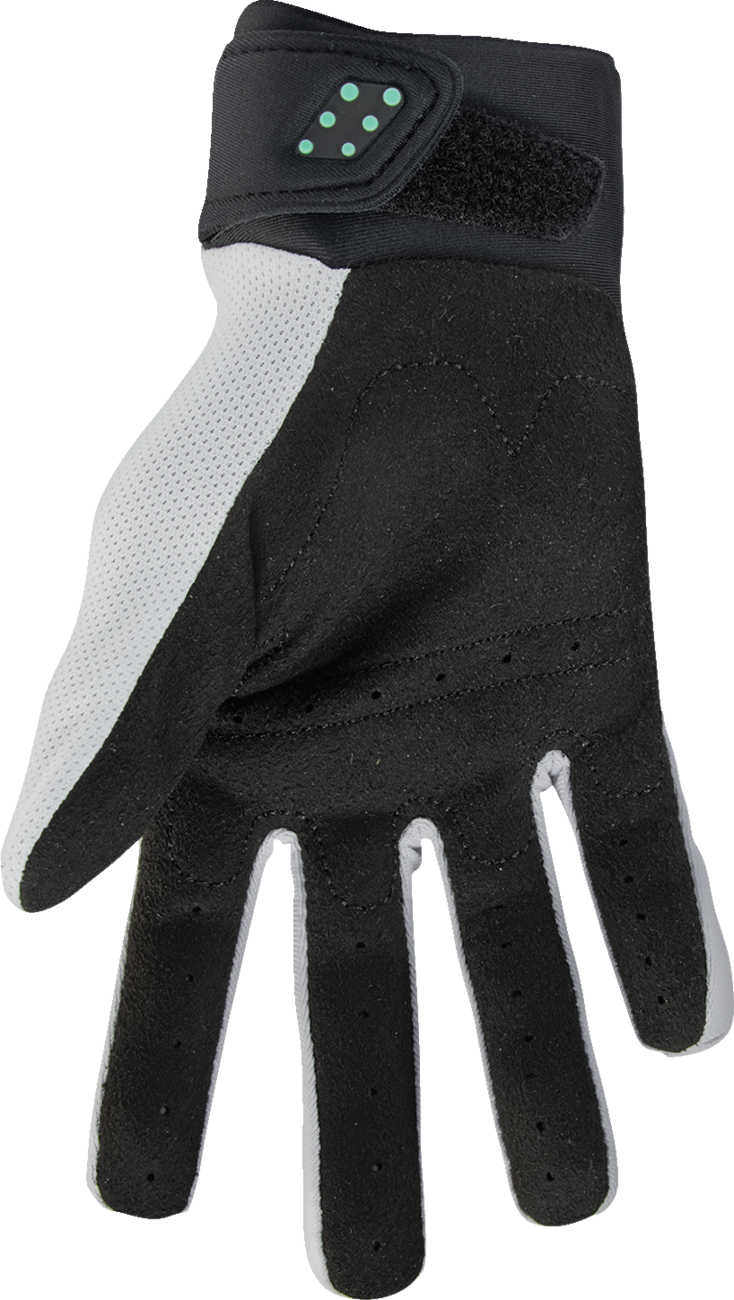THOR Women's Spectrum Gloves - Black/Mint - Large 3331-0270