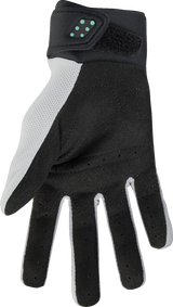 THOR Women's Spectrum Gloves - Black/Mint - Large 3331-0270